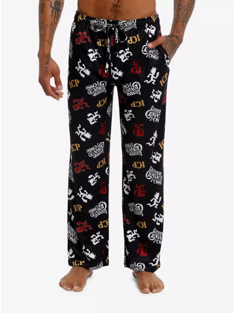 Insane Clown Posse Logo Pajama Pants MEDIUM 32-34 New